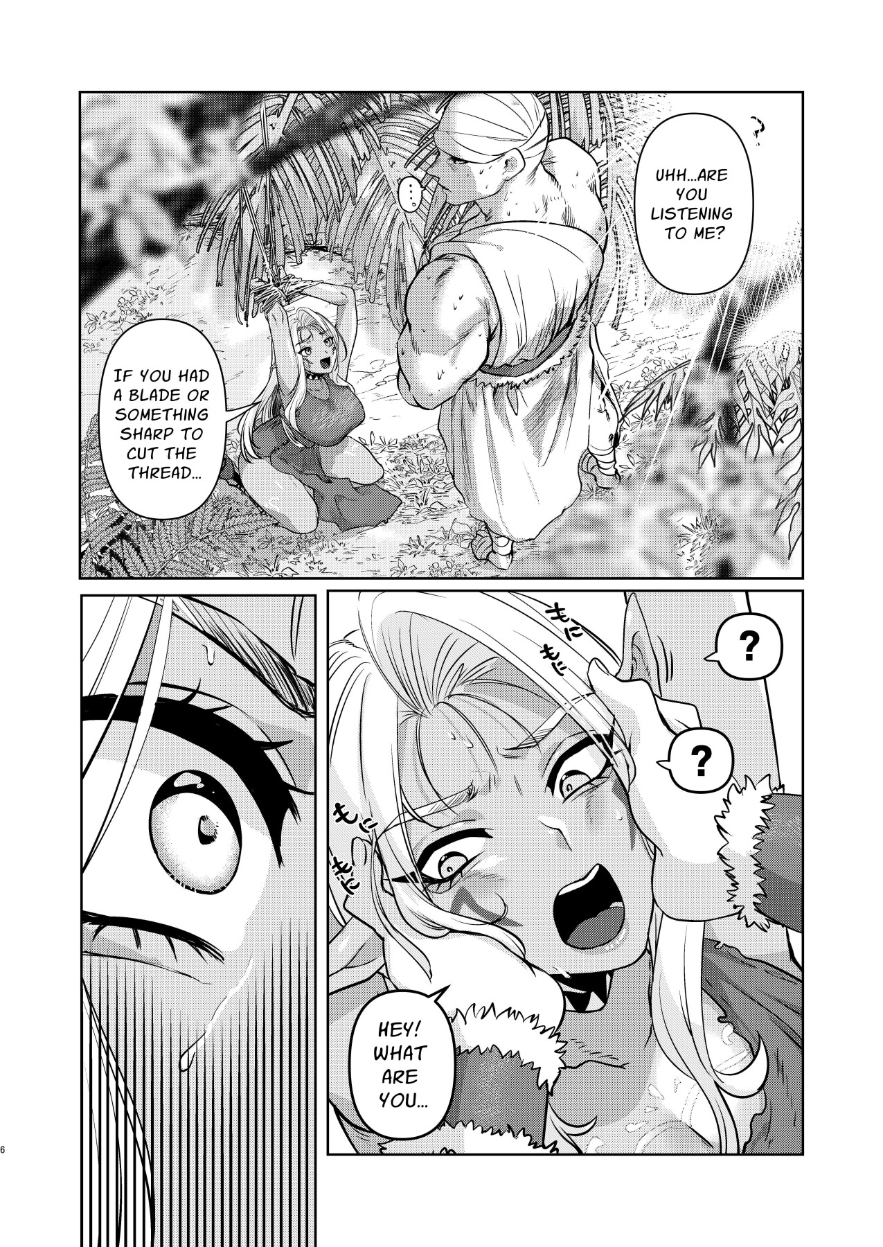 Hentai Manga Comic-The Dark Elf can't Resist-Read-5